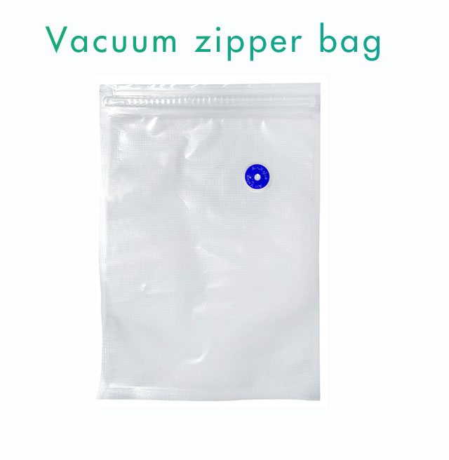 Zipper vacuo,, solum sacculos - I