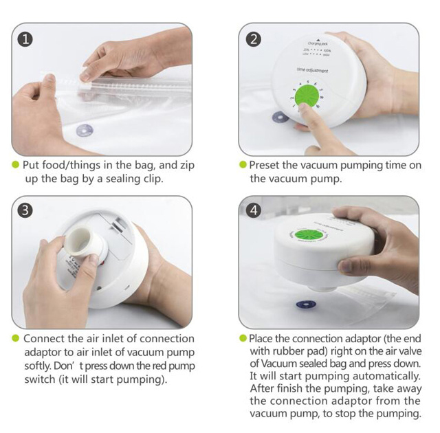 how to use Vacuum-bags-kit